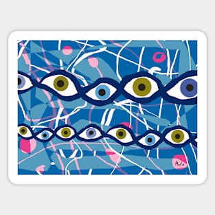 Audience - Abstract Art Sticker